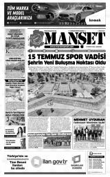 KAHRAMANMARAŞ MANŞET